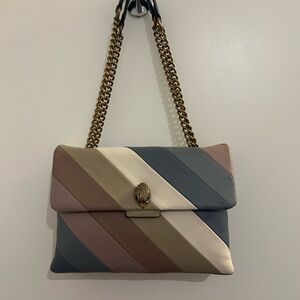 Multicolor Striped Shoulder Bag